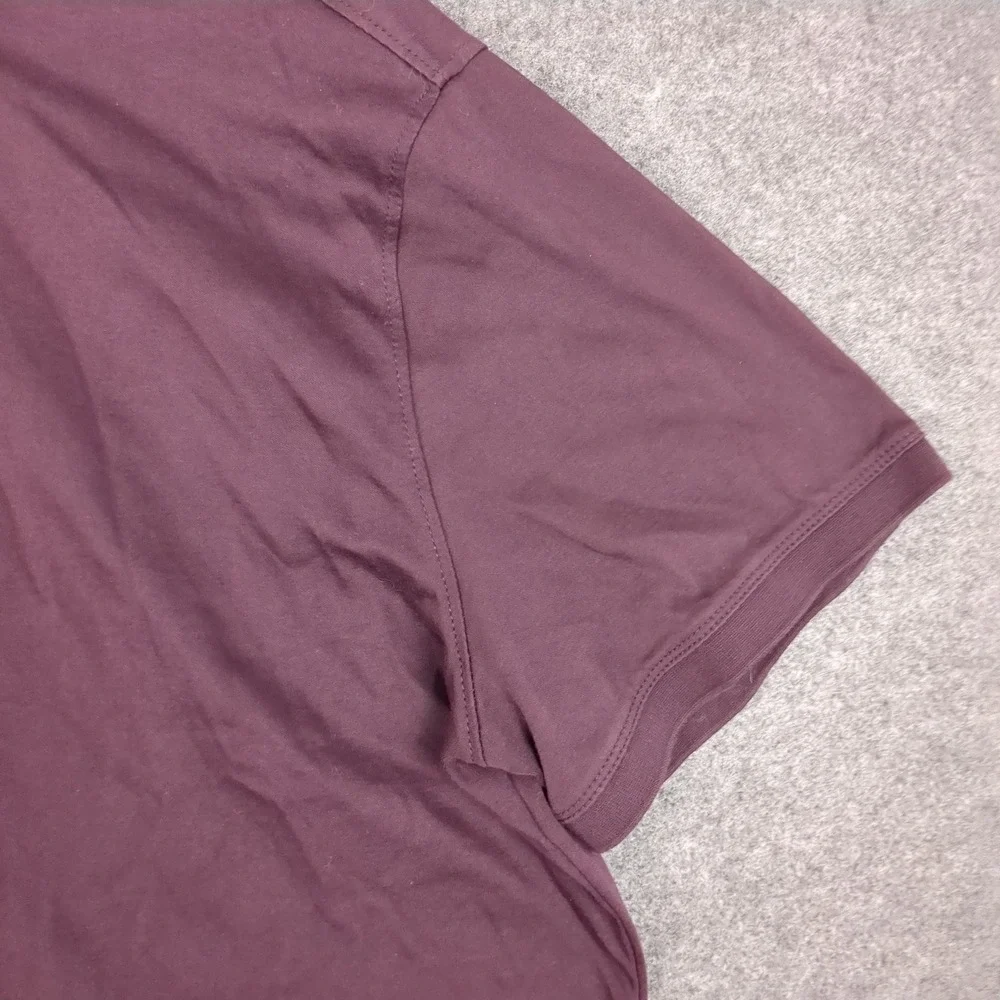 Banana Republic Luxe Touch Performance Polo Shirt Mens XL Plum Burgundy‎